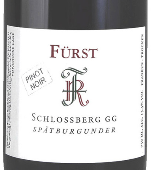 Fürst/Rudolf Spätburgunder Schlossberg GG 2020