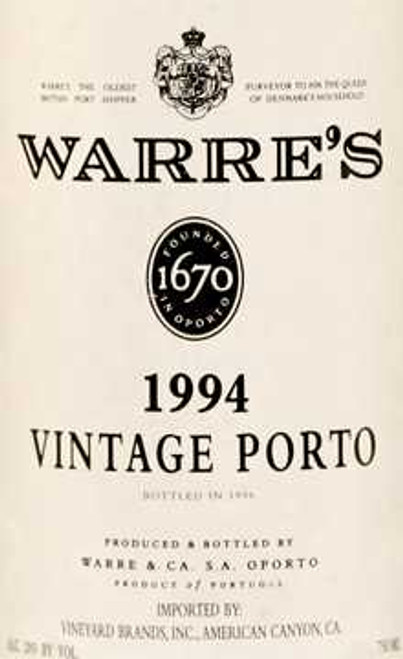 Warre's Vintage Port 1994