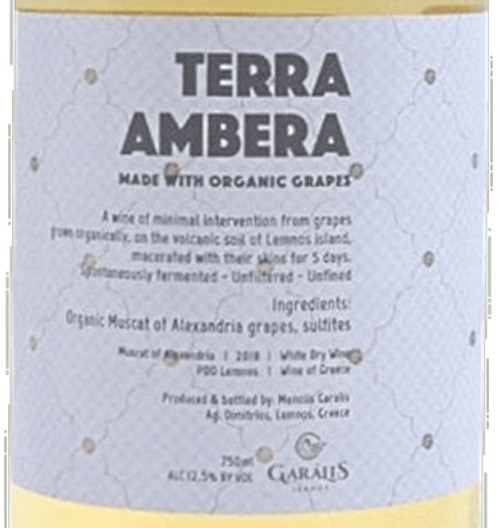Garalis Terra Ambera Orange Wine 2021