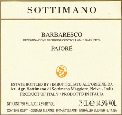 Sottimano Barbaresco Pajoré 2019