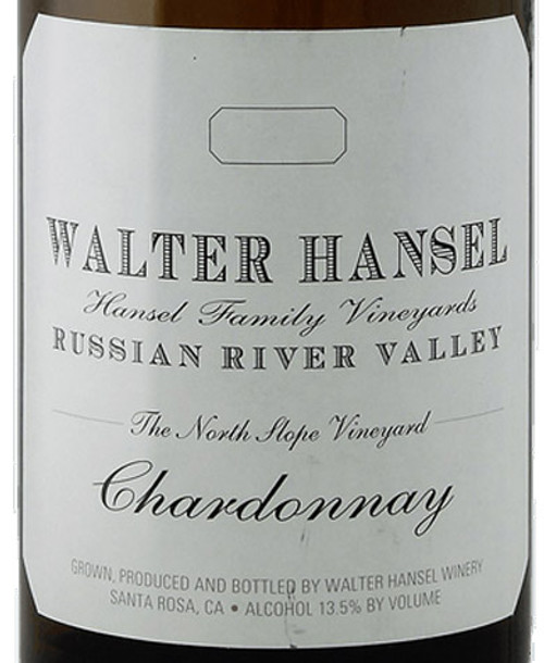 Walter Hansel Chardonnay Russian River Valley North Slope 2020
