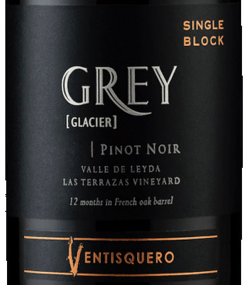 Viña Ventisquero Pinot Noir Leyda Vly Grey Glacier Las Terrazas 2017