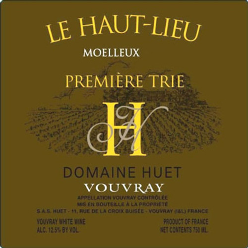 Huët Vouvray Le Haut-Lieu Moelleux 1ère Trie 2020