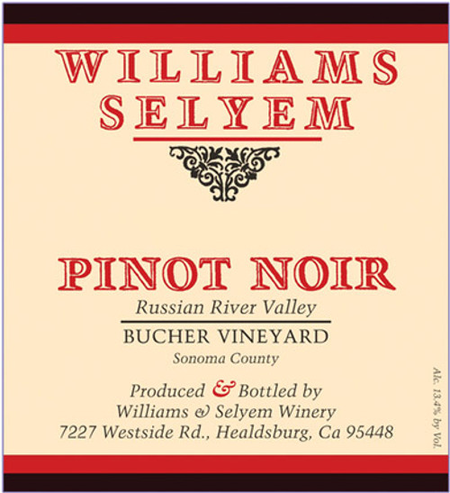 Williams-Selyem Pinot Noir Russian River Valley Bucher Vineyard 2020