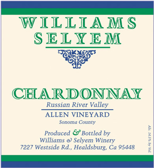 Williams-Selyem Chardonnay Russian River Valley Allen Vineyard 2020