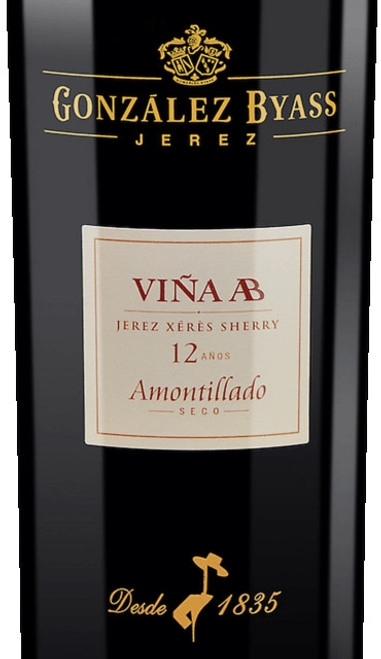 Gonzalez Byass Viña AB 12 Year Amontillado Sherry NV 375ml