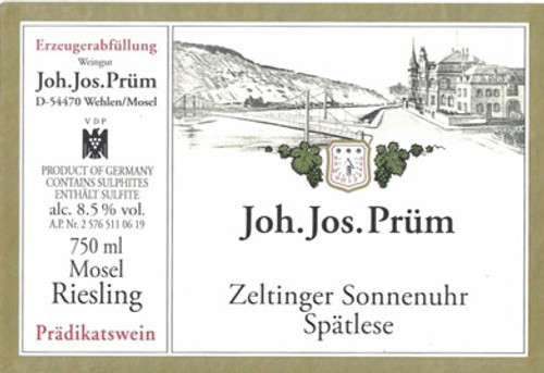 Prüm/JJ Riesling Spätlese Zeltinger Sonnenuhr 2021