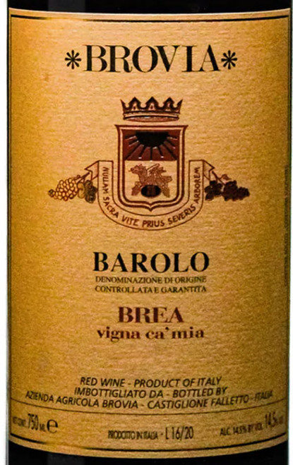 Brovia Barolo Brea Vigna Ca' Mia 2018