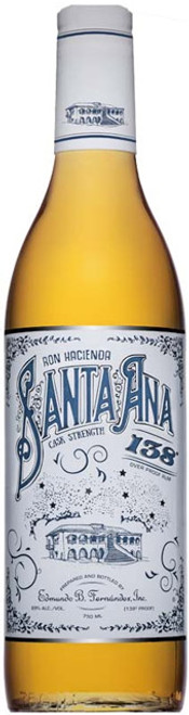 Ron Hacienda Santa Ana Cask Strength Rum 138 proof