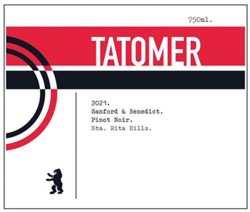 Tatomer Pinot Noir Sta. Rita Hills Sanford & Benedict 2021