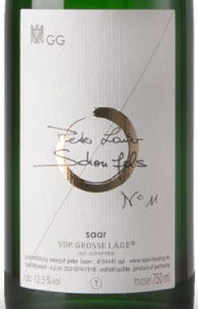 Peter Lauer Riesling Ayl Schonfels Fass 11 Grosses Gewächs 2022