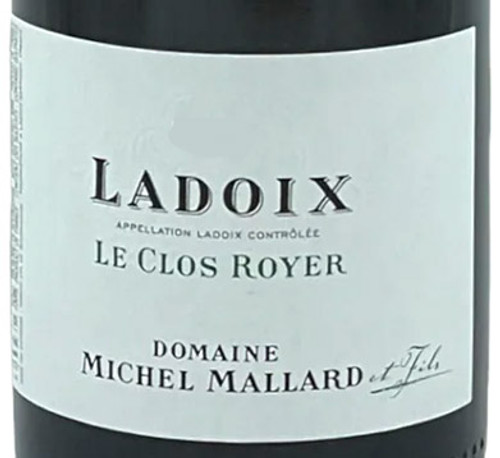 Mallard/Michel Ladoix Blanc Clos Royer 2019