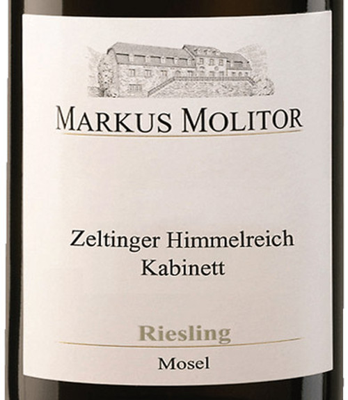 Molitor/Markus Riesling Kabinett Zeltinger Himmelreich Green Cap 2021