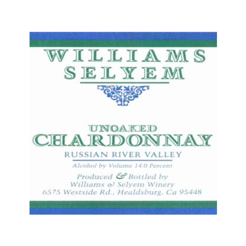 Williams-Selyem Chardonnay Russian River Valley Unoaked 2021