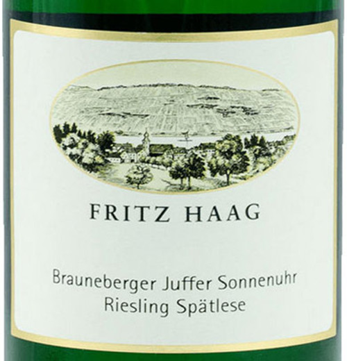 Haag/Fritz Riesling Spätlese Brauneberger Juffer Sonnenuhr 2021