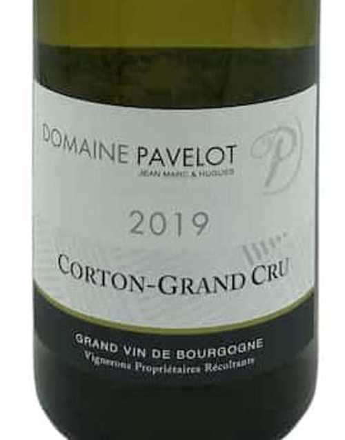 Pavelot Corton Blanc Grand Cru 2019