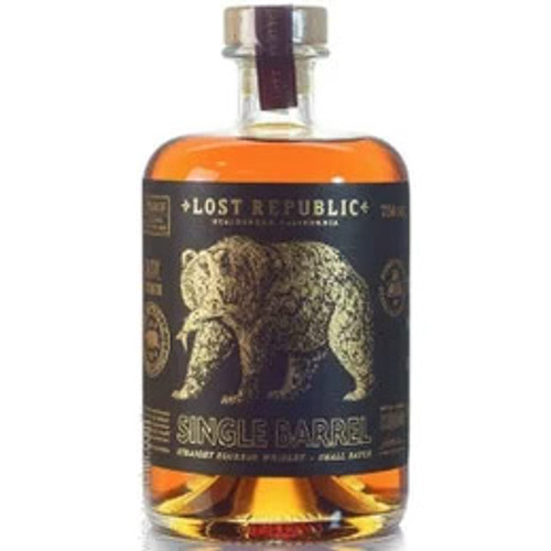 Lost Republic Single Barrel Cask Strength Bourbon Whiskey