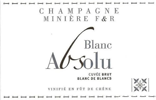 Minière/F&R Extra Brut Blanc de Blancs Champagne "Absolu" NV