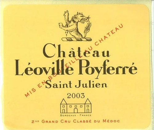 Léoville-Poyferré St-Julien 2003 1.5L