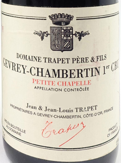 Trapet Gevrey-Chambertin 1er cru Petite Chapelle 2020 - Woodland