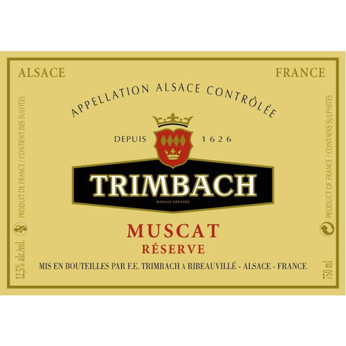 Trimbach Muscat Réserve 2016