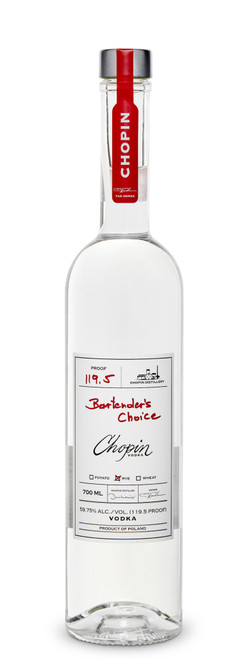Chopin Bartender's Choice Rye Vodka (119.5 proof) 700ml - Woodland