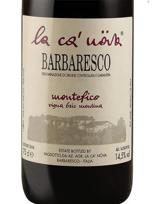 La Ca' Növa Barbaresco Montefico Vigna Bric Mentina 2020