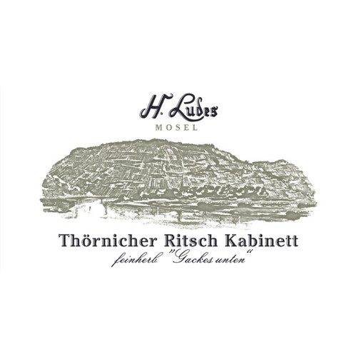 Ludes/Hermann Riesling Kabinett feinherb Ritsch "Gackes Oben" 2022