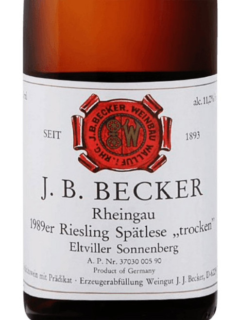 J.B. Becker Riesling Spätlese Eltviller Sonnenberg 2021