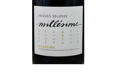 Selosse Extra Brut Champagne Millésime 2010