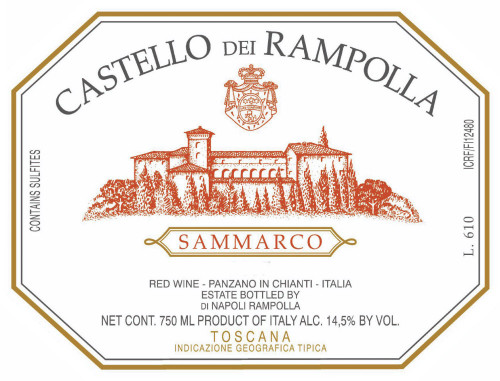 Castello dei Rampolla Toscana Sammarco 2019