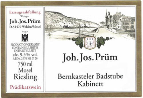 Prüm/JJ Riesling Kabinett Bernkasteler Badstube 2022