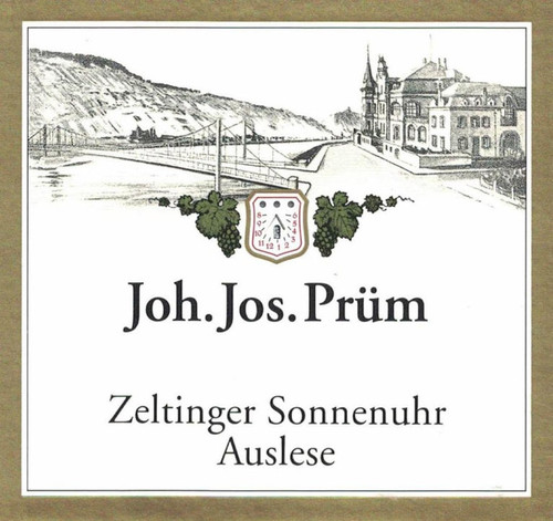 Prüm/JJ Riesling Auslese Zeltinger Sonnenuhr 2022