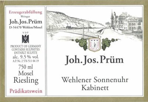 Prüm/JJ Riesling Kabinett Wehlener Sonnenuhr 2022