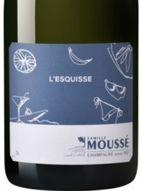 Moussé Extra Brut Blanc de Noir Champagne L'Esquisse NV