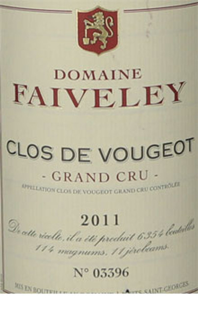 Faiveley Clos de Vougeot 2011