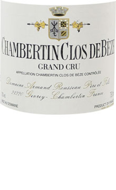 Rousseau Chambertin Clos de Bèze Grand Cru 2001