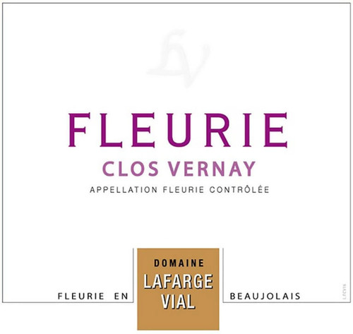 Lafarge-Vial Fleurie Clos Vernay 2019