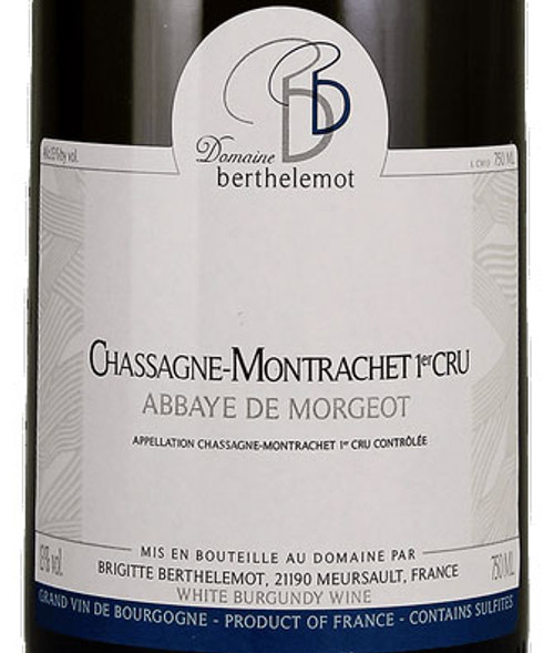 Berthelemot Chassagne-Montrachet 1er cru Abbaye de Morgeot 2017