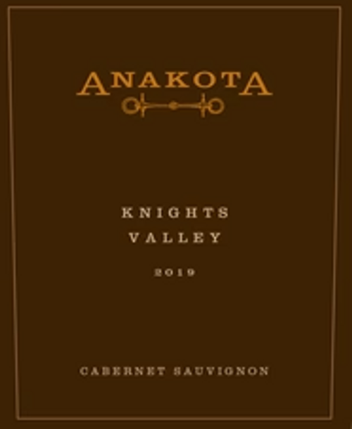 Anakota Cabernet Sauvignon Knights Valley 2019