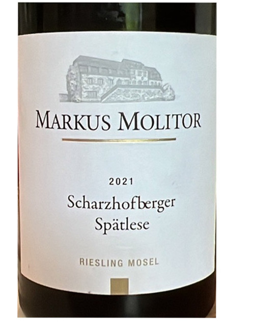 Molitor/Markus Riesling Spätlese Scharzhofberger Gold Cap 2021