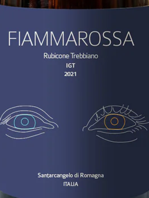 Rosa Fanti (Vistamare) Fiammarossa Rubicone Trebbiano 2021