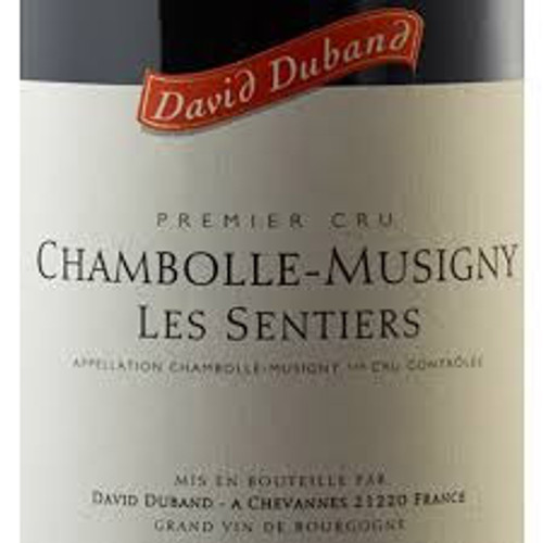 Duband/David Chambolle-Musigny 1er cru Sentiers 2022