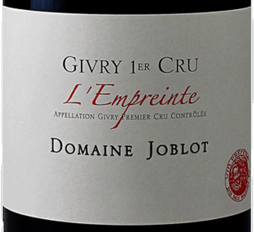 Joblot Givry 1er cru L'Empreinte 2022