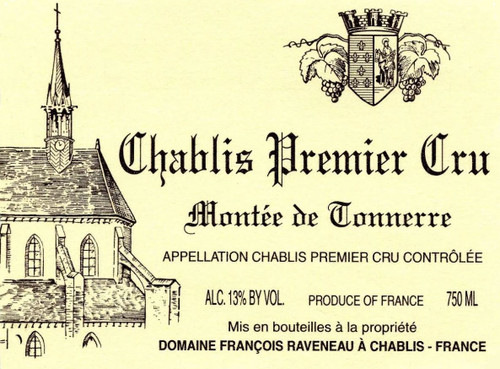 Raveneau Chablis 1er cru Montée de Tonnerre 2017