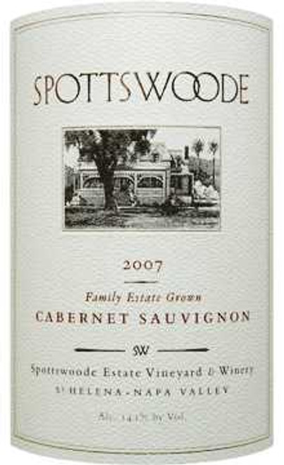 Spottswoode Cabernet Sauvignon Napa Valley Estate 2007