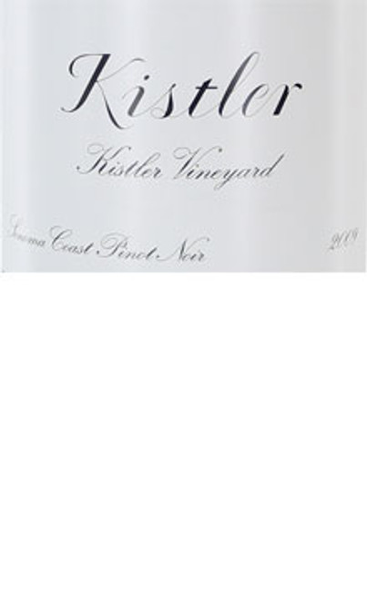 Kistler Pinot Noir Sonoma Coast Kistler Vineyard 2009