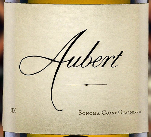 Aubert Chardonnay Sonoma Coast CIX Vineyard 2014