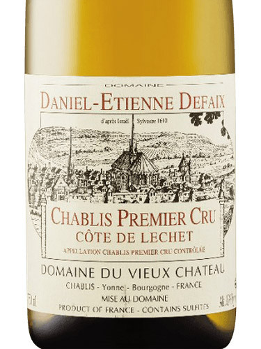 Defaix/Daniel-Etienne Chablis 1er cru Côte de Lechet 2010