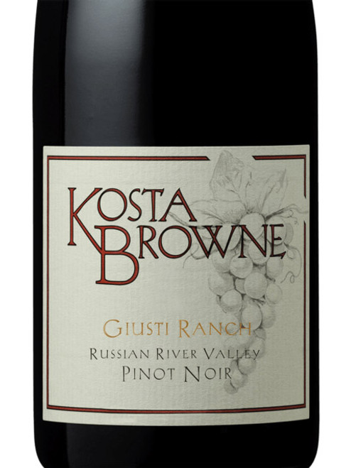 Kosta Browne Pinot Noir Russian River Valley Giusti Ranch 2013